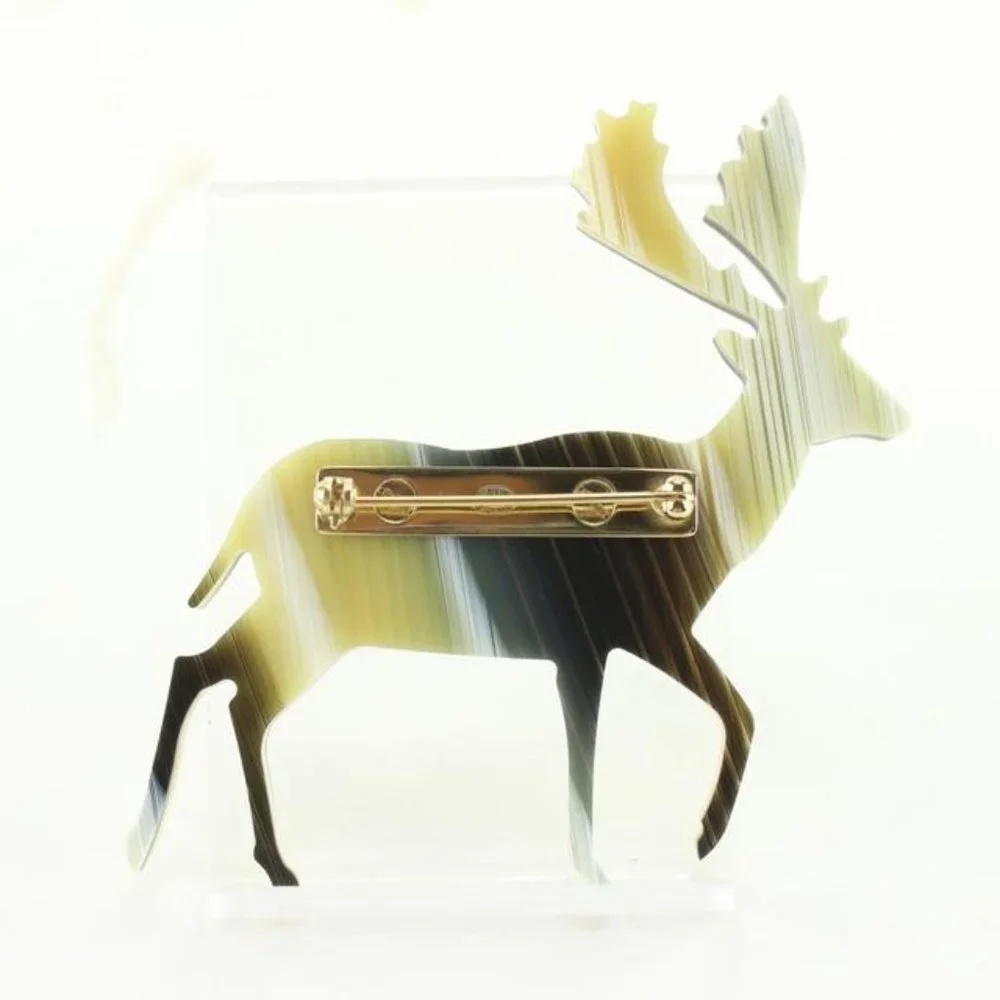 Chanel 01A Reindeer CC Brooch Deer Motif 20ck76s